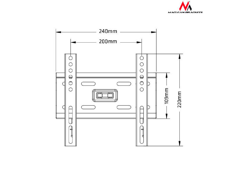 Zdjęcie produktu: Uchwyt do telewizora Maclean, max. VESA 200x200, 13-42", do 35kg, czarny, (MC-777) Zdjęcie produktu: Uchwyt do telewizora Maclean, max. VESA 200x200, 13-42", do 35kg, czarny, (MC-777)