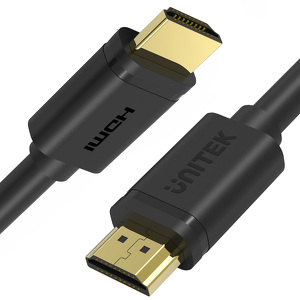 Miniatura produktu: Kabel HDMI 2.0 Unitek BASIC 4K gold 30cm (krótki do terminali) (C11061BK-0.3M)