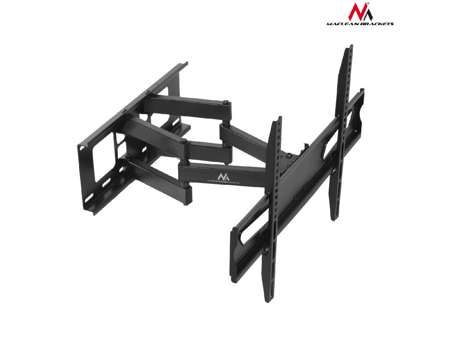 Uchwyt do telewizora Maclean, max. VESA 600x400, 37-70", do 45kg, uniwersalny, czarny, (MC-723B)