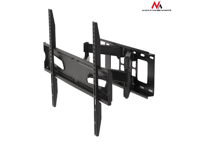 Zdjęcie produktu: Uchwyt do telewizora Maclean, max. VESA 600x400, 37-70", do 45kg, uniwersalny, czarny, (MC-723B)