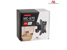 Miniatura zdjęcia: Uchwyt do telewizora lub monitora Maclean, max. VESA 100x100, 13-27", do 20kg, czarny (MC-670)