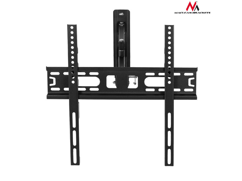 Zdjęcie produktu: Uchwyt do telewizora lub monitora Maclean, uniwersalny, max. VESA 400x400, 26-55", do 30kg, czarny, (MC-761)