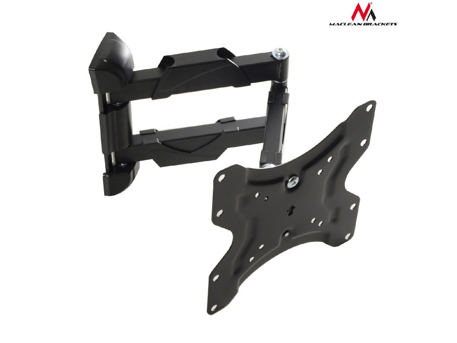 Uchwyt do telewizora lub monitora Maclean, max. VESA 200x200, 13-42", do 30kg, czarny, (MC-742) Uchwyt do telewizora lub monitora Maclean, max. VESA 200x200, 13-42", do 30kg, czarny, (MC-742)