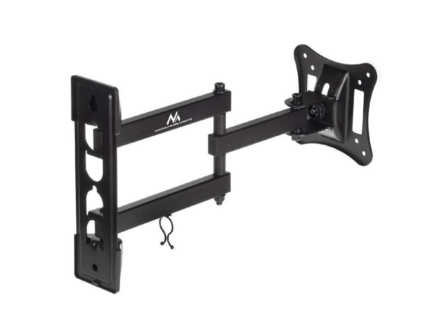 Uchwyt do telewizora lub monitora Maclean, uniwersalny, max. VESA 100x100, 13-27", do 15 kg, czarny, (MC-719)