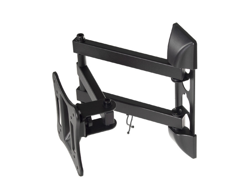 Zdjęcie produktu: Uchwyt do telewizora lub monitora Maclean, uniwersalny, max. VESA 100x100, 13-27", do 15 kg, czarny, (MC-719)