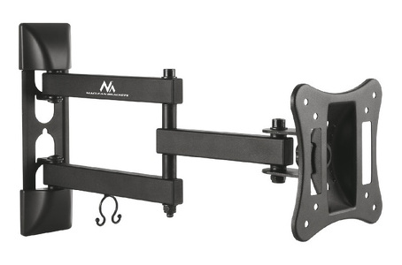 Miniatura produktu: Uchwyt do telewizora lub monitora Maclean, uniwersalny, max. VESA 100x100, 13-27", do 15 kg, czarny, (MC-719)