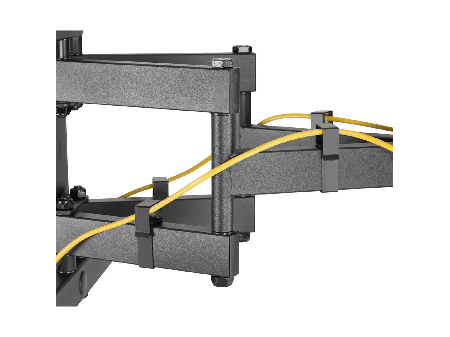 Uchwyt do telewizora Maclean, max. VESA 600x400, 37-80", do 60kg, czarny (MC-881)
