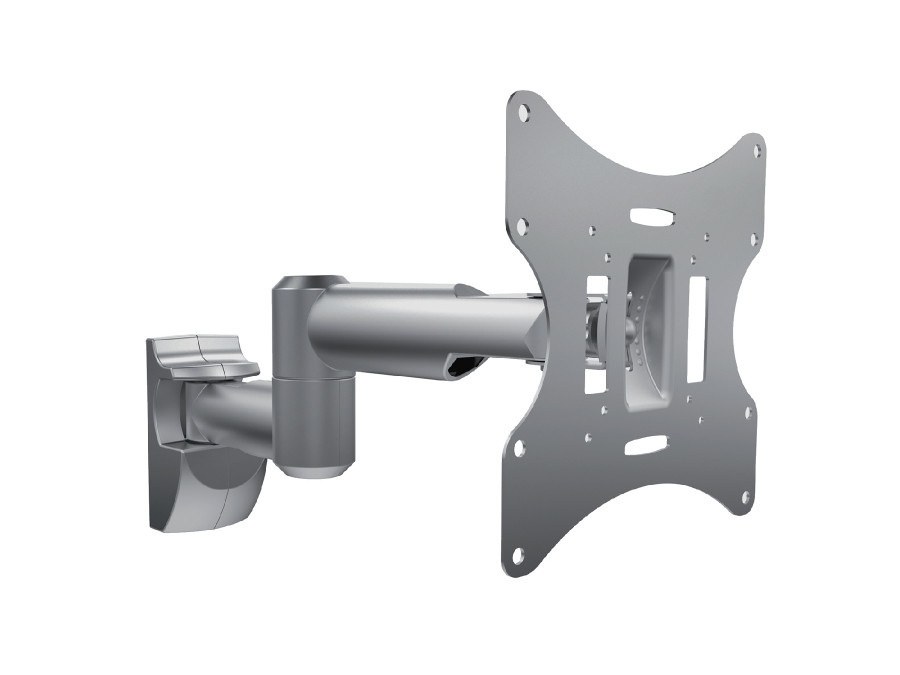 Uchwyt do telewizora lub monitora Maclean, uniwersalny, max. VESA 200x200, 23-42", do 30 kg, srebrny (MC-503A S)