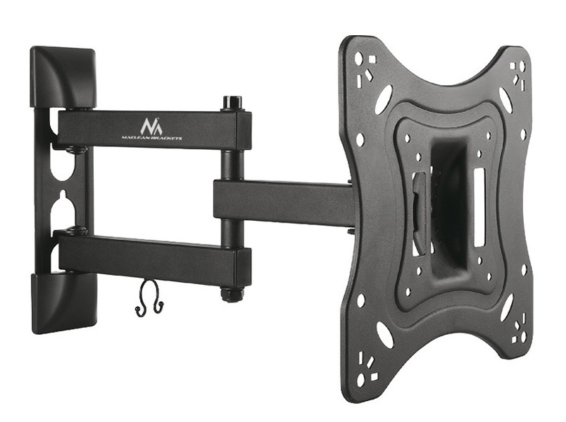 Uchwyt do telewizora lub monitora Maclean, uniwersalny, max. VESA 200x20, 23-42", do 20kg, Czarny, (MC-700)