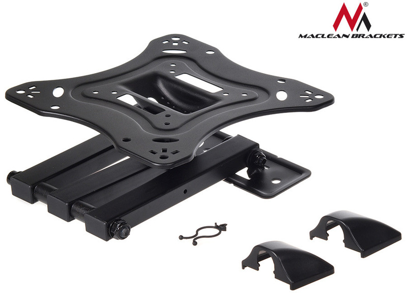 Zdjęcie produktu: Uchwyt do telewizora lub monitora Maclean, uniwersalny, max. VESA 200x20, 23-42", do 20kg, Czarny, (MC-700)