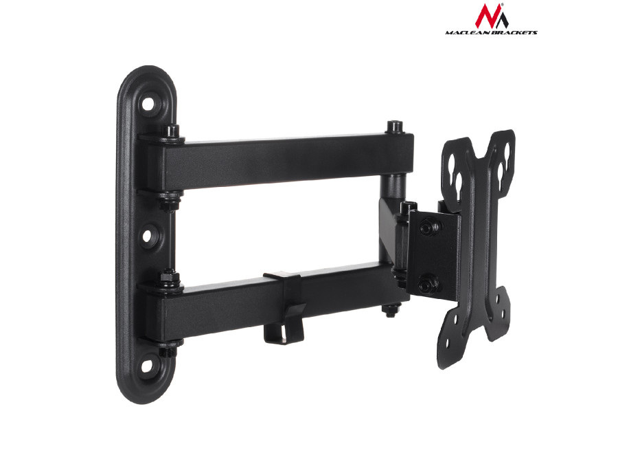 Uchwyt do telewizora Maclean, max. VESA 100x100, 13-23", do 30kg, czarny (MC-740) Uchwyt do telewizora Maclean, max. VESA 100x100, 13-23", do 30kg, czarny (MC-740)