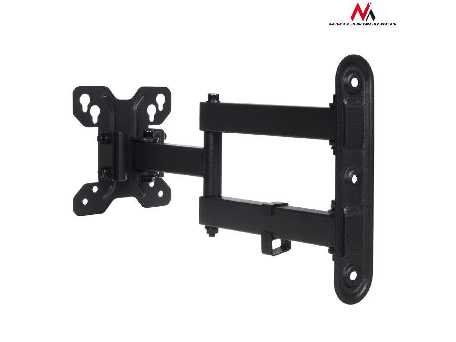 Uchwyt do telewizora Maclean, max. VESA 100x100, 13-23", do 30kg, czarny (MC-740) Uchwyt do telewizora Maclean, max. VESA 100x100, 13-23", do 30kg, czarny (MC-740)