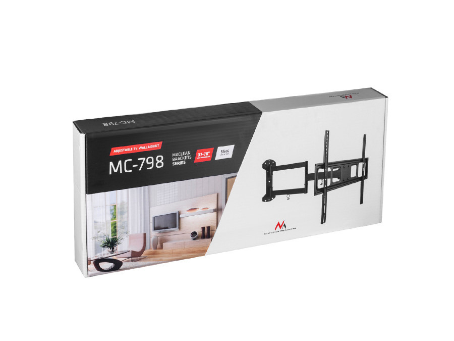 Uchwyt do telewizora Maclean, max. VESA 600x400, 37-70", do 35kg, (MC-798)