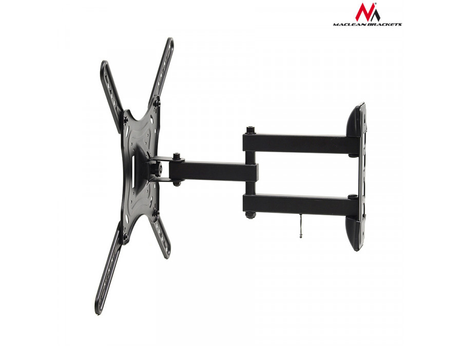 Uchwyt do telewizora lub monitora Maclean, uniwersalny, max. VESA 400x400, 23-55", do 30kg, Czarny, (MC-701)