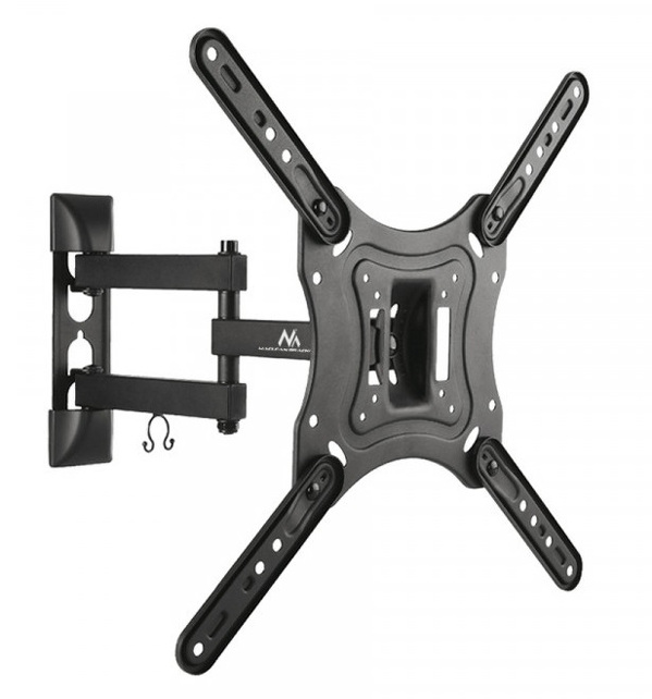 Zdjęcie produktu: Uchwyt do telewizora lub monitora Maclean, uniwersalny, max. VESA 400x400, 23-55", do 30kg, Czarny, (MC-701)