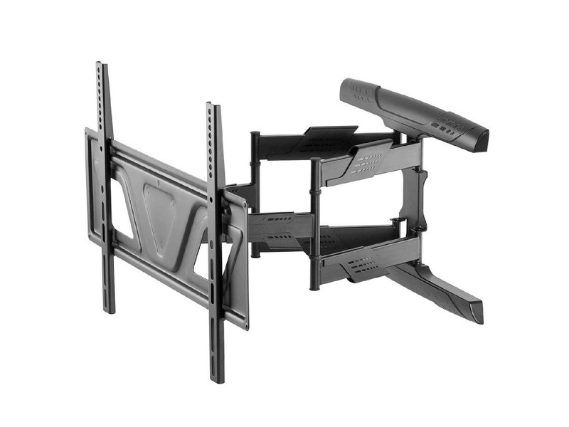 Zdjęcie produktu: Uchwyt do telewizora Maclean, max. VESA 600x400, płaski, odległość od ściany 41-475mm, 37-80", do 45kg, czarny, (MC-832) Zdjęcie produktu: Uchwyt do telewizora Maclean, max. VESA 600x400, płaski, odległość od ściany 41-475mm, 37-80", do 45kg, czarny, (MC-832)