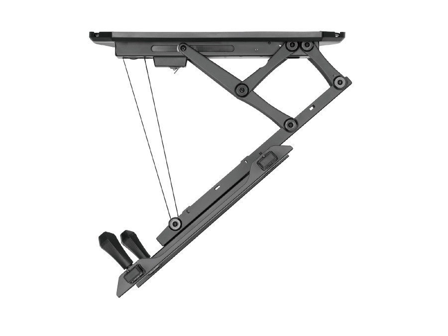 Uchwyt do telewizora Maclean, max. VESA 600x411, do pochyłych ścian, pilot, 32"-70", do 35kg, elektryczny sufitowy (MC-880)