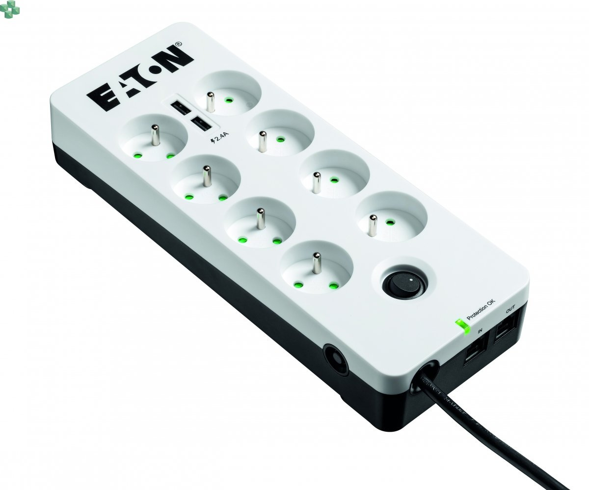 Eaton Protection Box 8x FR Tel@ USB