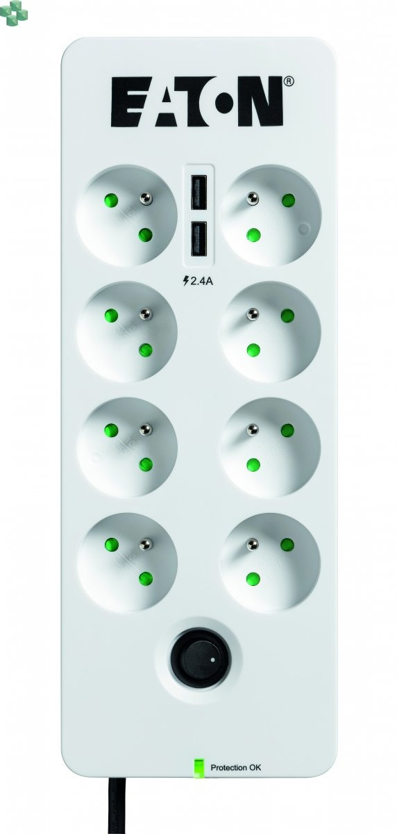 Eaton Protection Box 8x FR Tel@ USB