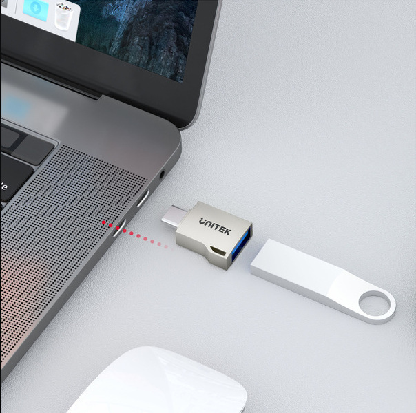 Zdjęcie produktu: Unitek adapter OTG USB-A na USB TYP-C 3.1 Gen1 (A1025GNI)