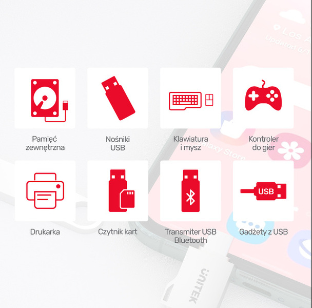 Zdjęcie produktu: Unitek adapter OTG USB-A na USB TYP-C 3.1 Gen1 (A1025GNI)