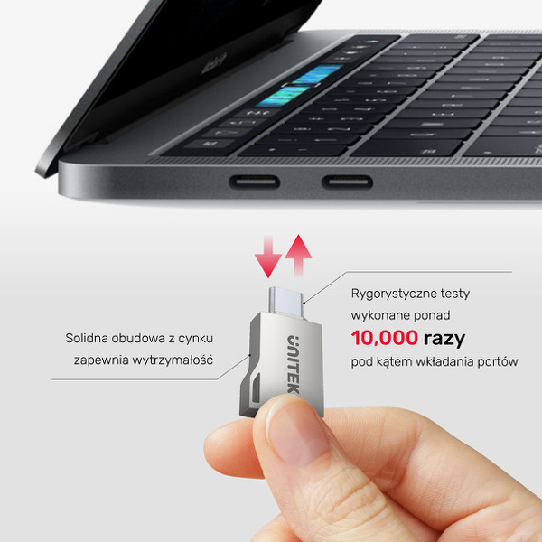 Zdjęcie produktu: Unitek adapter OTG USB-A na USB TYP-C 3.1 Gen1 (A1025GNI)