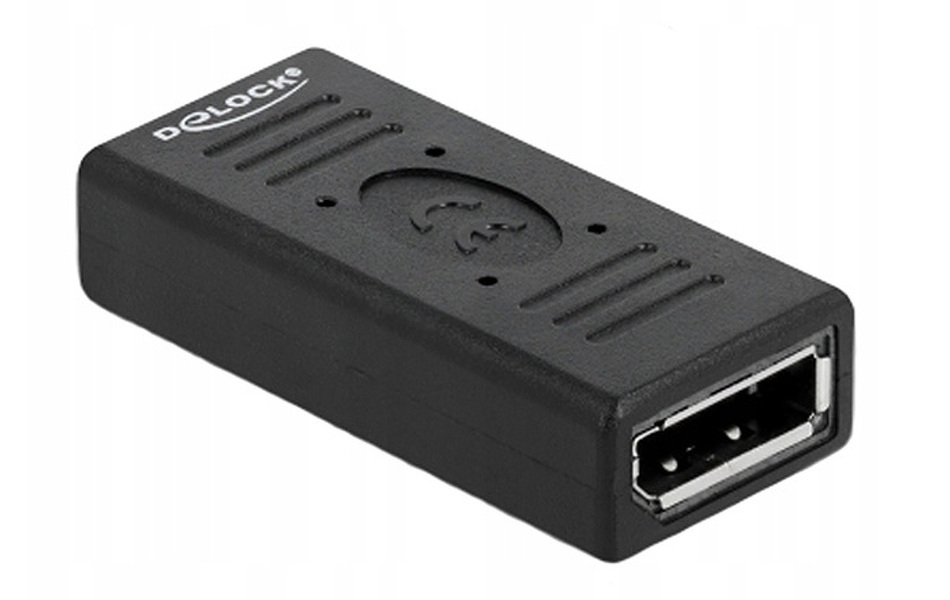Zdjęcie produktu: Delock 66643 adapter beczka DISPLAYPORT(F) 1.2->DISPLAYPORT(F) 20 PIN Zdjęcie produktu: Delock 66643 adapter beczka DISPLAYPORT(F) 1.2->DISPLAYPORT(F) 20 PIN