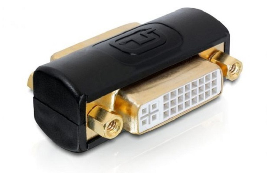 Zdjęcie produktu: Delock 65225 adapter beczka DVI-I(F)(24+5) DUAL LINK->DVI-I(F)(24+5) DUAL LINK
