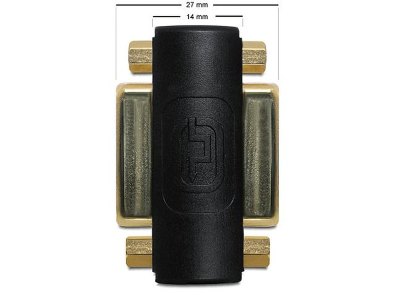 Zdjęcie produktu: Delock 65225 adapter beczka DVI-I(F)(24+5) DUAL LINK->DVI-I(F)(24+5) DUAL LINK