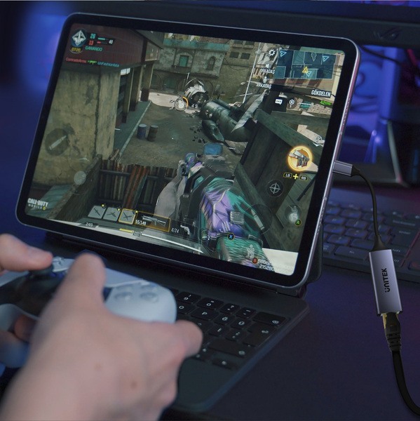 Zdjęcie produktu: Adapter USB TYP-C 3.1 GEN 1 to Ethernet 10/100/1000Mbps, PD 100W Unitek (U1323A) Zdjęcie produktu: Adapter USB TYP-C 3.1 GEN 1 to Ethernet 10/100/1000Mbps, PD 100W Unitek (U1323A)