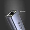 Miniatura zdjęcia: Adapter USB TYP-C 3.1 GEN 1 to Ethernet 10/100/1000Mbps, PD 100W Unitek (U1323A) Miniatura zdjęcia: Adapter USB TYP-C 3.1 GEN 1 to Ethernet 10/100/1000Mbps, PD 100W Unitek (U1323A)