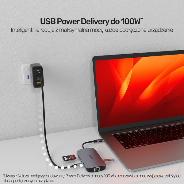 Zdjęcie produktu: Unitek HUB USB TYP-C (D1071A)