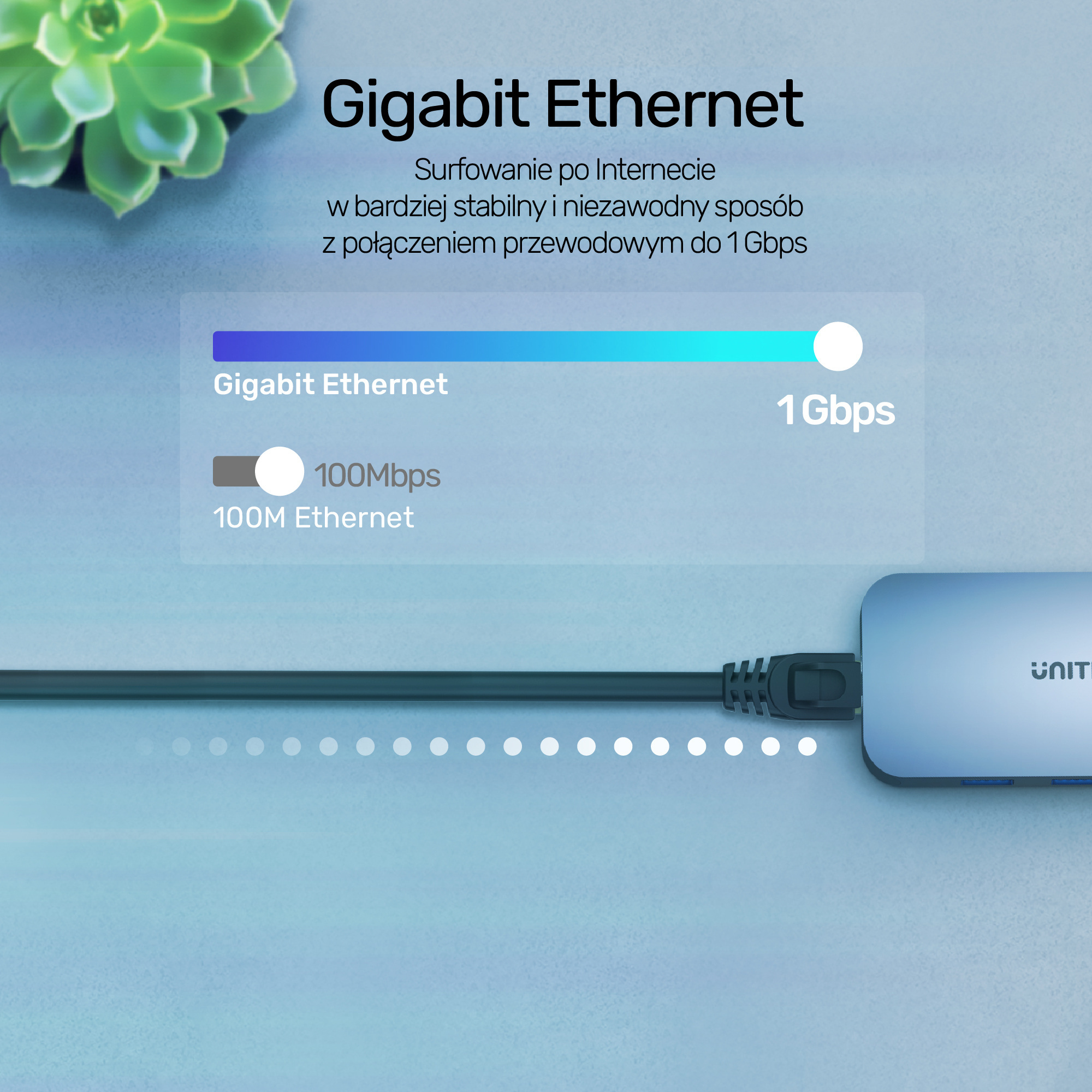 Unitek HUB USB TYP-C (D1071A)