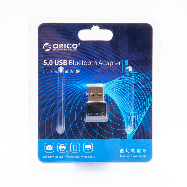 Zdjęcie produktu: ORICO Adapter Bluetooth 5.0 USB-A - czarny (BTA-508-BK-BP)