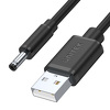 Kabel zasilający USB - wtyk DC 3.5/1.35mm Unitek 1m (Y-C495BK)