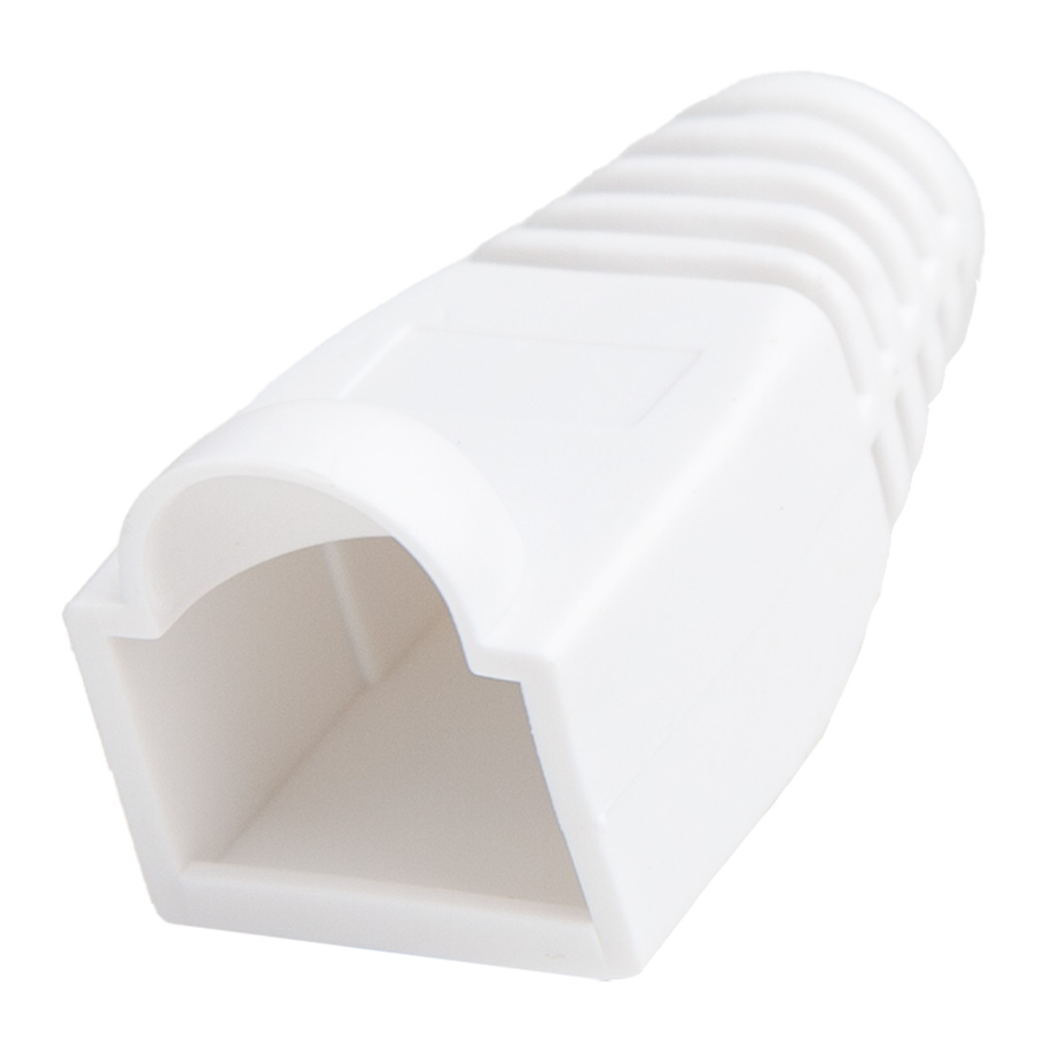 Osłona wtyku RJ45, 6 mm, 100 szt. biała Unitek (OT157WH)