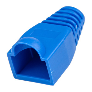Miniatura produktu: Osłona wtyku RJ45, 6 mm, 100 szt. niebieska Unitek (OT157BL)