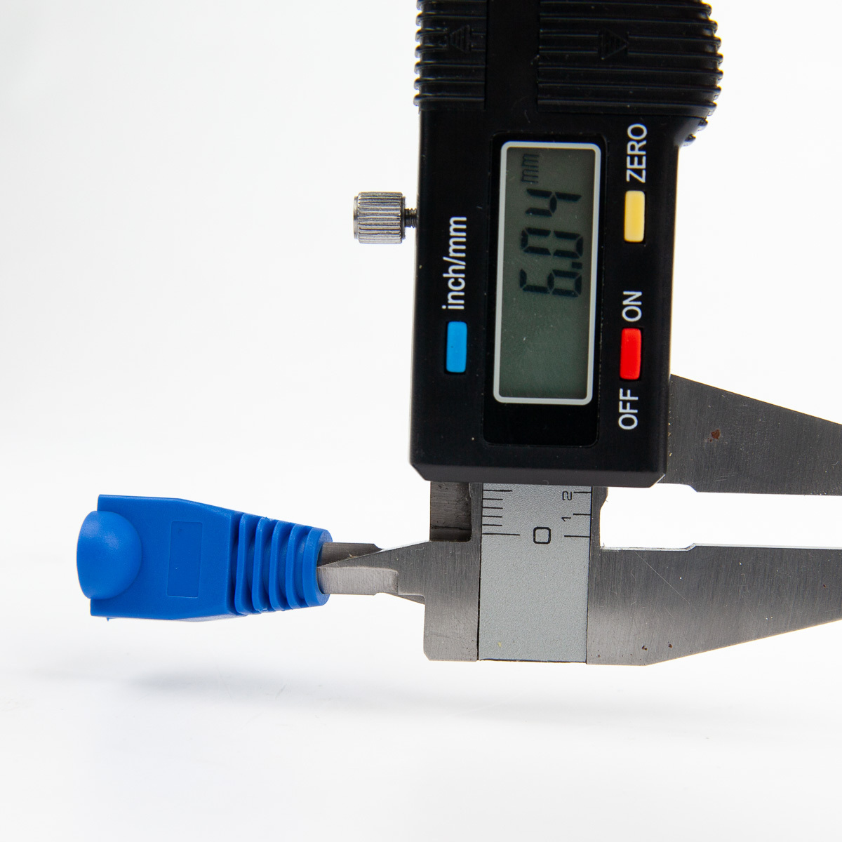 Osłona wtyku RJ45, 6 mm, 100 szt. niebieska Unitek (OT157BL)