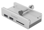 Miniatura zdjęcia: Hub 2x USB 3.1 ORICO + czytnik kart SD biurkowy (MH2AC-U3-SV-BP)