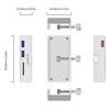 Miniatura zdjęcia: Hub 2x USB 3.1 ORICO + czytnik kart SD biurkowy (MH2AC-U3-SV-BP)