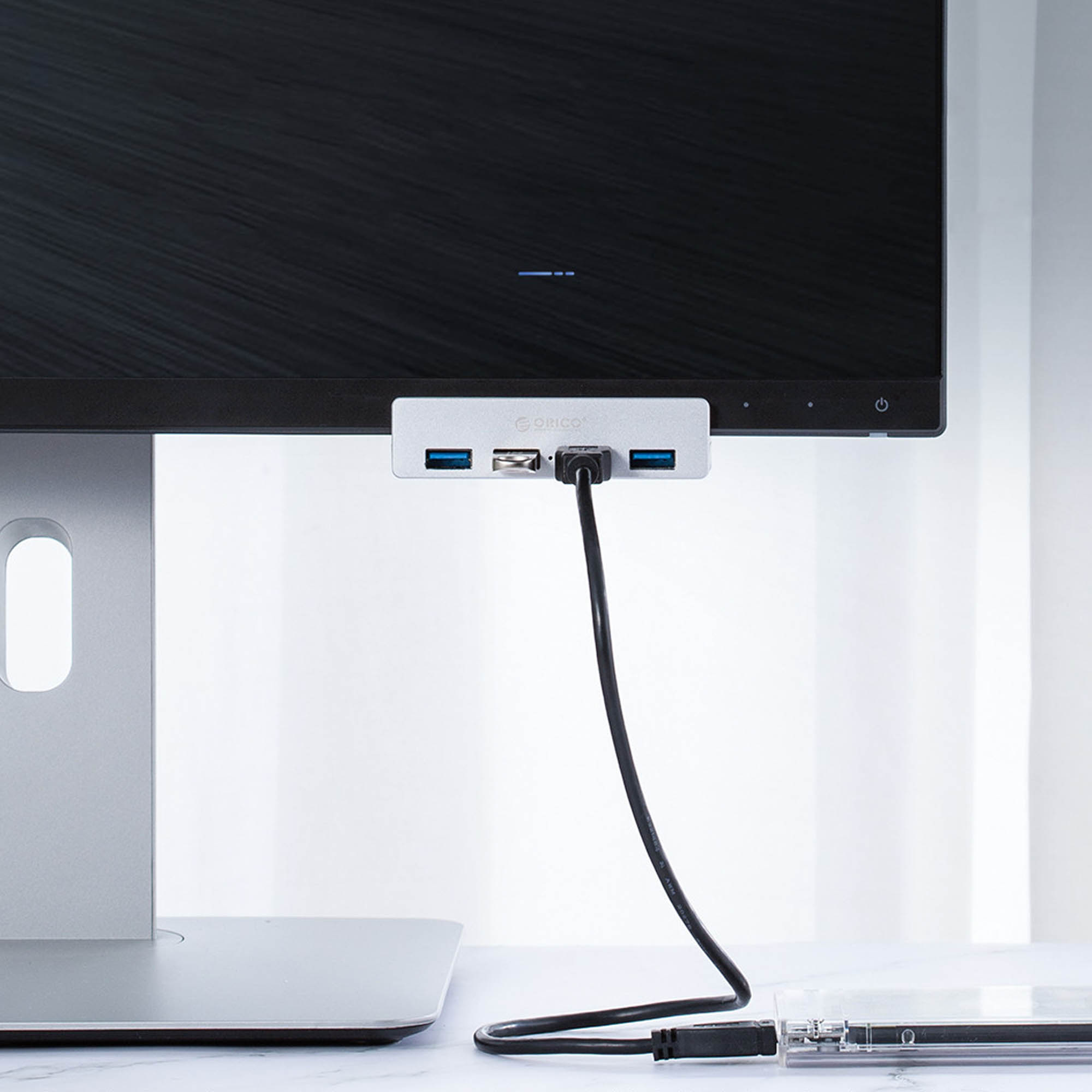 ORICO Hub 4x USB 3.0 aktywny MH4PU-P-SV-BP