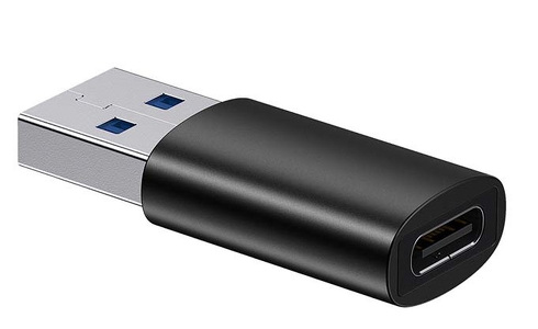Miniatura produktu: Adapter Baseus Ingenuity OTG USB-A 3.1 do USB Typ-C, 10 Gbps - czarny (ZJJQ000101)
