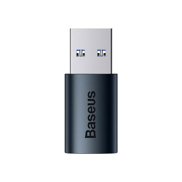 Zdjęcie produktu: Adapter Baseus Ingenuity OTG USB-A 3.1 do USB Typ-C, 10 Gbps - niebieski (ZJJQ000103)