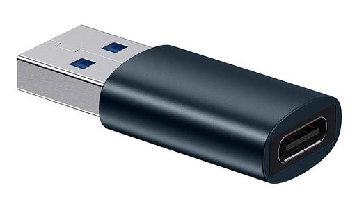 Miniatura produktu: Adapter Baseus Ingenuity OTG USB-A 3.1 do USB Typ-C, 10 Gbps - niebieski (ZJJQ000103)