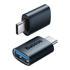 Miniatura produktu: Adapter Baseus Ingenuity OTG USB Typ-C do USB-A 3.1, 10 Gbps - niebieski (ZJJQ000003)