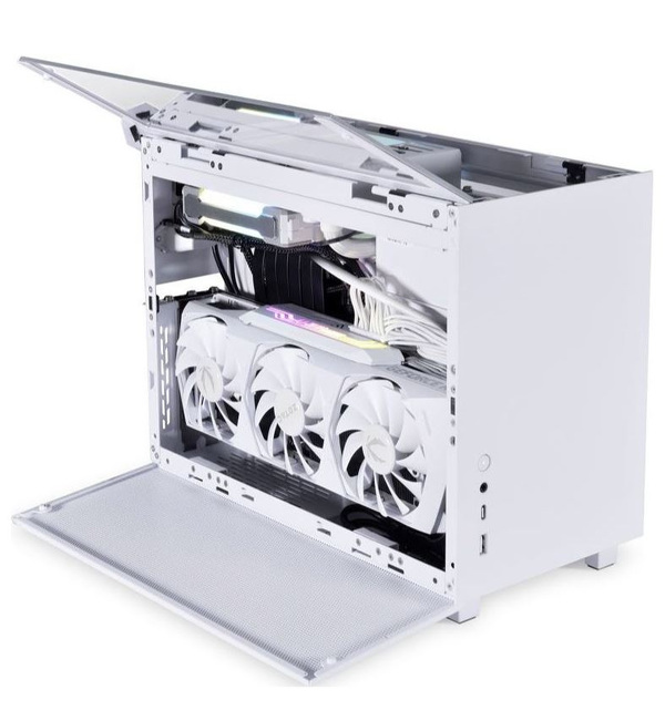 Zdjęcie produktu: Obudowa Lian Li Q58 ITX PCIE 4.0, biała (Q58W4) Zdjęcie produktu: Obudowa Lian Li Q58 ITX PCIE 4.0, biała (Q58W4)