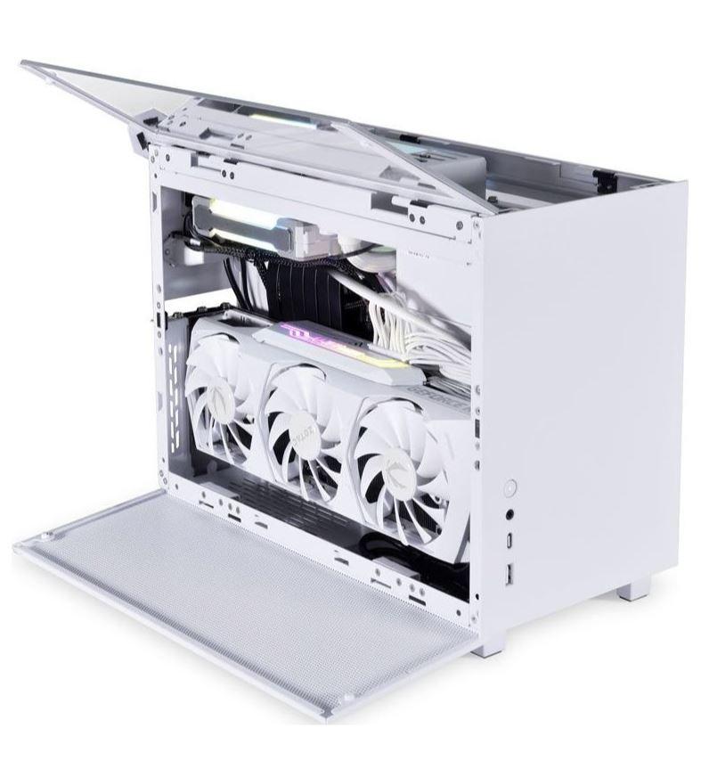 Obudowa Lian Li Q58 ITX PCIE 4.0, biała (Q58W4) Obudowa Lian Li Q58 ITX PCIE 4.0, biała (Q58W4)