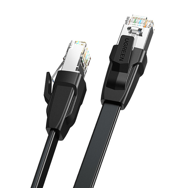 Zdjęcie produktu: Ugreen Patch Cable NW134 CAT.8 U/FTP 40 Gb/s 2m płaski z metalowymi wtyczkami - czarny (70672)