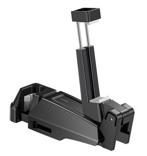 Miniatura produktu: Samochodowy uchwyt na zagłówek do telefonu i tabtetu Baseus - czarny (SUHZ-A01)