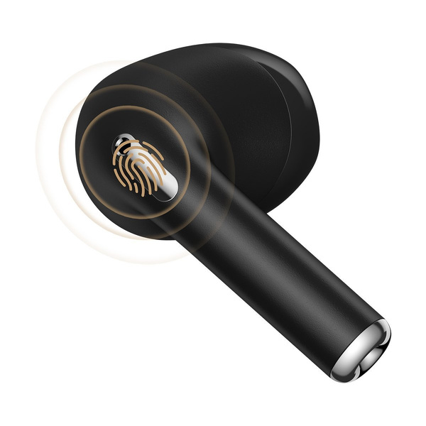 Zdjęcie produktu: Słuchawki bezprzewodowe TWS Baseus Bowie E8, ładowanie indukcyjne, Bluetooth 5.0 - czarne (NGE8-01)